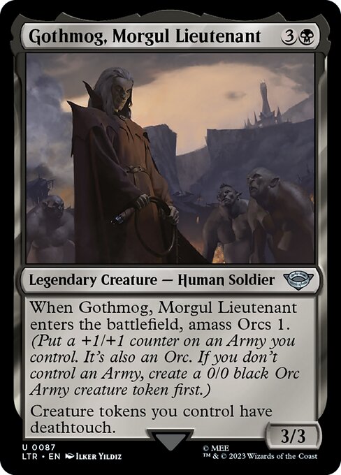 Gothmog, Morgul Lieutenant — The Lord of the Rings: Tales of Middle-earth #87 — Non Foil