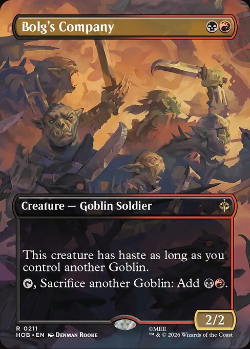 Bolg's Company — The Hobbit #211 — Non Foil — reference image 1