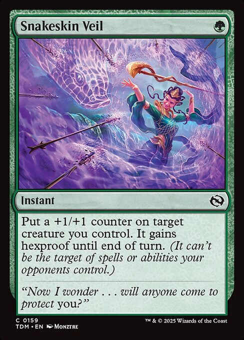 Snakeskin Veil — Tarkir: Dragonstorm #159 — Non Foil — reference image 1