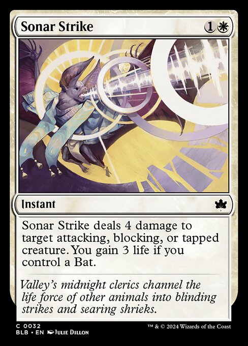 Sonar Strike — Bloomburrow #32 — Non Foil