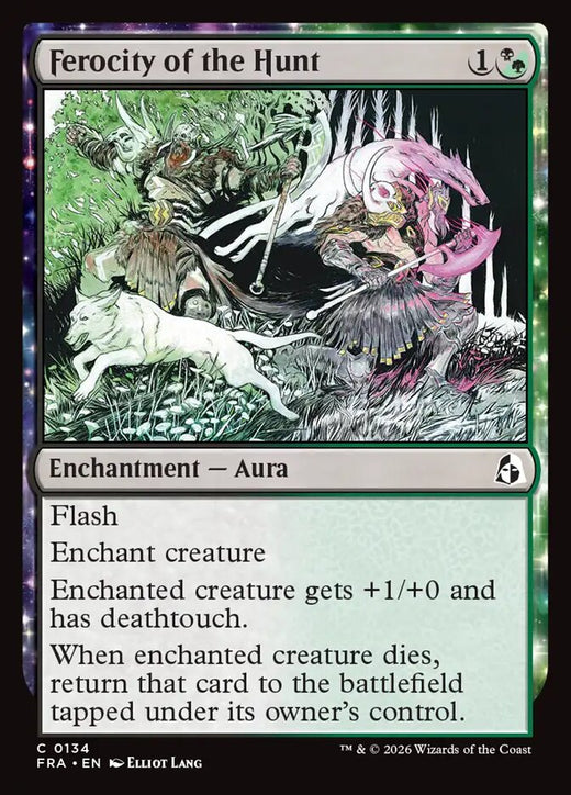 Ferocity of the Hunt — Reality Fracture #134 — Non Foil