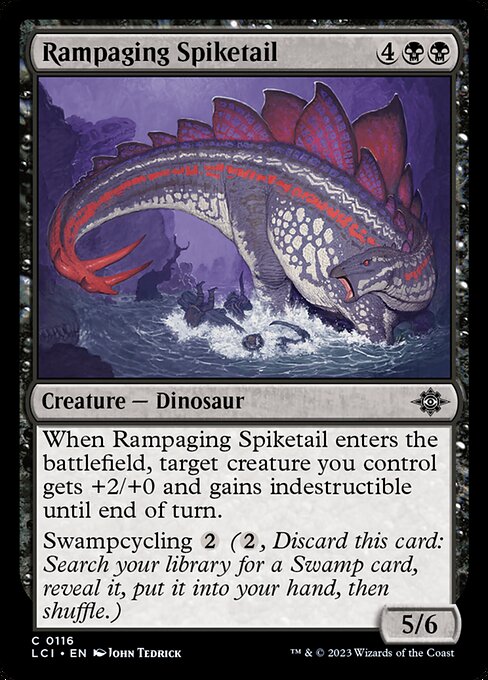 Rampaging Spiketail — The Lost Caverns of Ixalan #116 — Foil