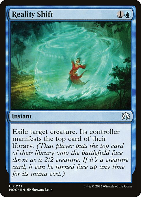 Reality Shift — March of the Machine Commander #231 — Non Foil — reference image 1
