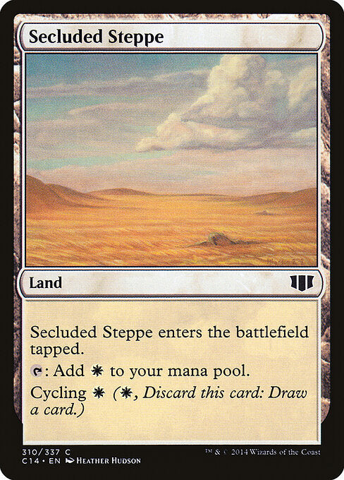 Secluded Steppe — Commander 2014 #310 — Non Foil — reference image 1