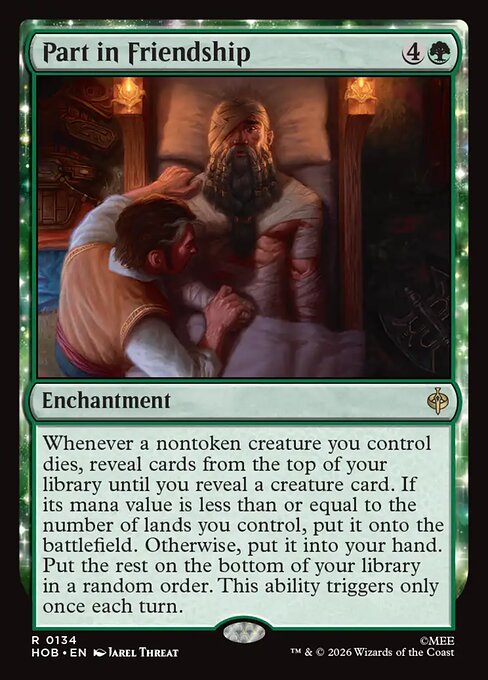 Part in Friendship — The Hobbit #134 — Non Foil — reference image 1