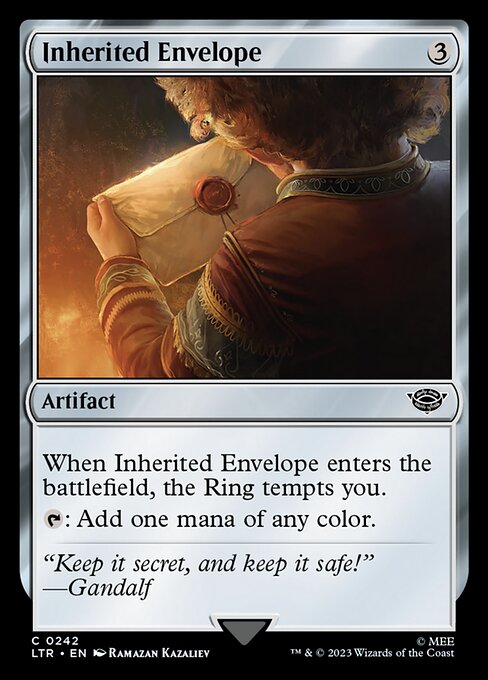 Inherited Envelope — The Lord of the Rings: Tales of Middle-earth #242 — Non Foil