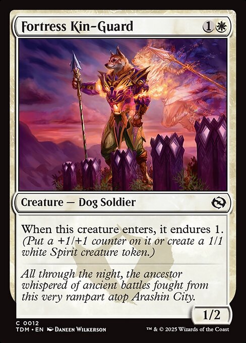 Fortress Kin-Guard — Tarkir: Dragonstorm #12 — Non Foil