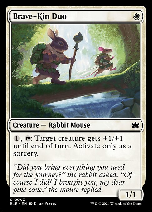 Brave-Kin Duo — Bloomburrow #3 — Non Foil