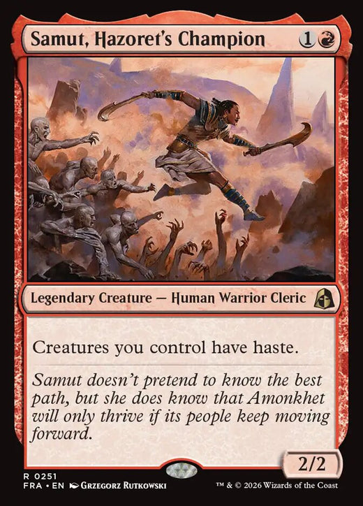 Samut, Hazoret's Champion — Reality Fracture #251 — Non Foil
