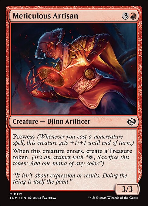 Meticulous Artisan — Tarkir: Dragonstorm #112 — Non Foil