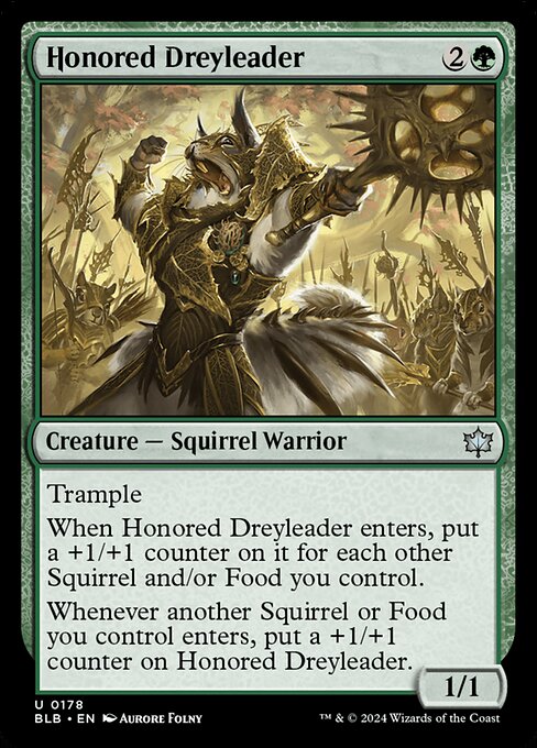 Honored Dreyleader — Bloomburrow #178 — Non Foil — reference image 1