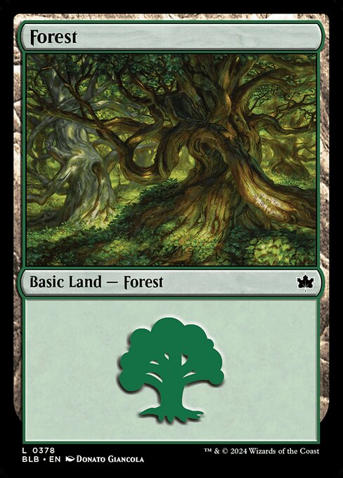 Forest — Bloomburrow #378 — Non Foil — reference image 1