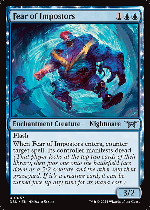 Fear of Impostors — Duskmourn: House of Horror #57 — Non Foil — reference image 1