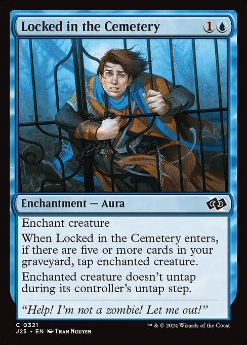 Locked in the Cemetery — Foundations Jumpstart #321 — Non Foil