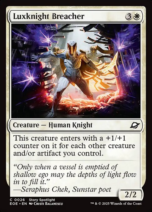 Luxknight Breacher — Edge of Eternities #26 — Non Foil