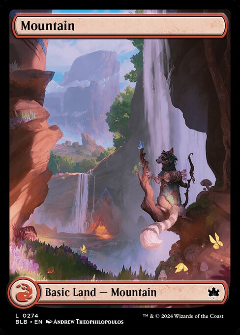 Mountain — Bloomburrow #274 — Non Foil — reference image 1
