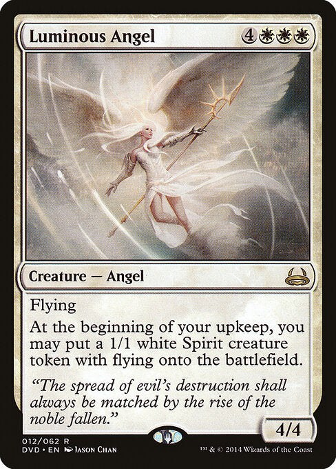 Luminous Angel — Duel Decks Anthology: Divine vs. Demonic #12 — Non Foil — reference image 1