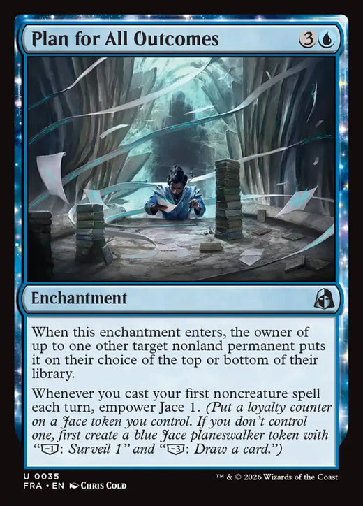 Plan for All Outcomes — Reality Fracture #35 — Non Foil