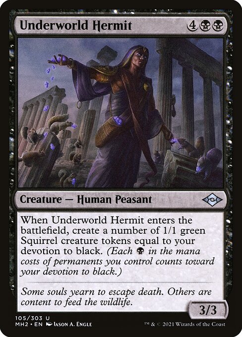 Underworld Hermit — Modern Horizons 2 #105 — Non Foil — reference image 1