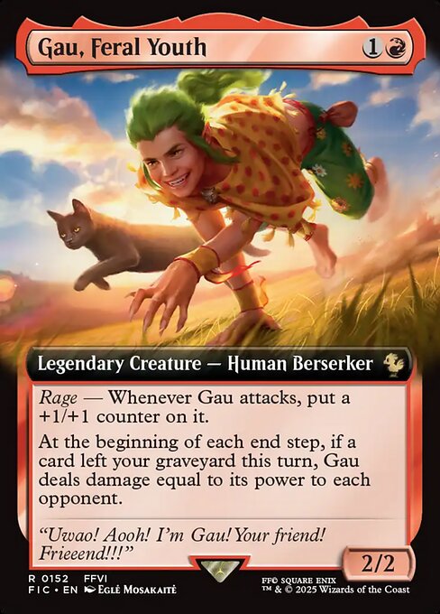Gau, Feral Youth — Final Fantasy Commander #152 — Non Foil — reference image 1