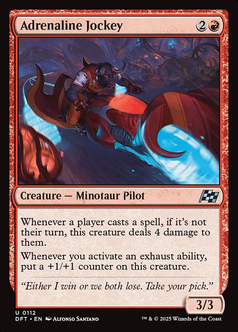 Adrenaline Jockey — Aetherdrift #112 — Non Foil — reference image 1