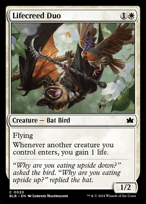 Lifecreed Duo — Bloomburrow #20 — Non Foil