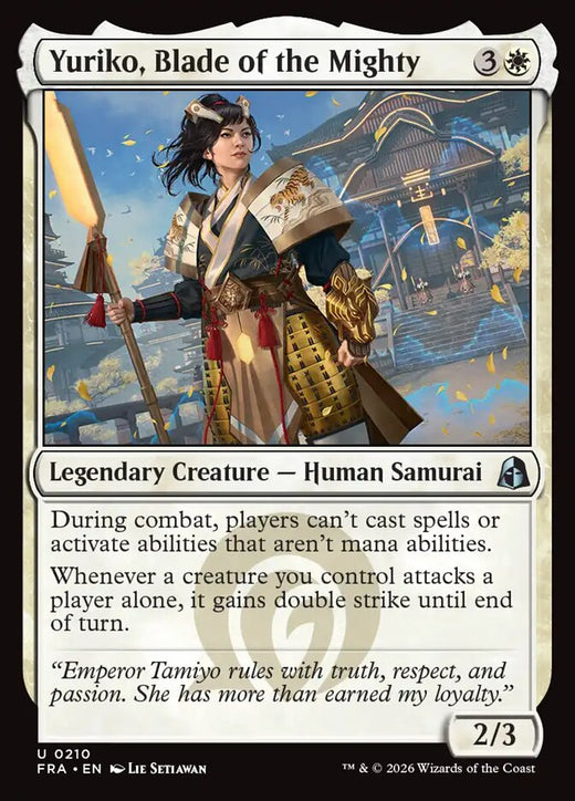 Yuriko, Blade of the Mighty — Reality Fracture #210 — Non Foil