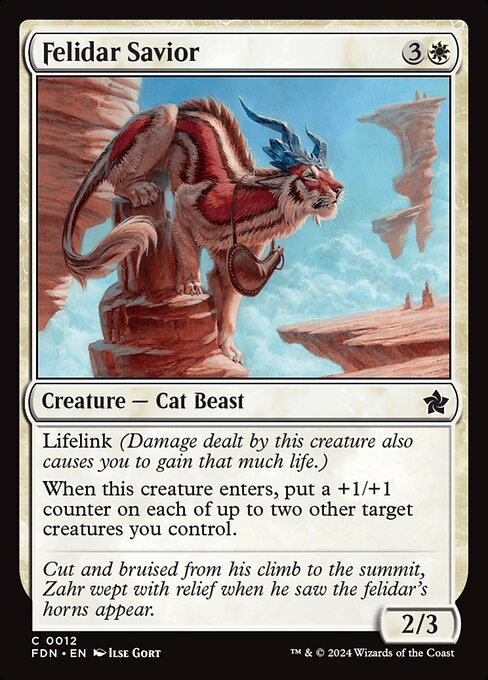 Felidar Savior — Foundations #12 — Non Foil
