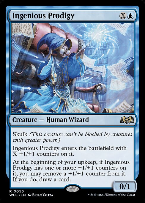 Ingenious Prodigy — Wilds of Eldraine #56 — Non Foil