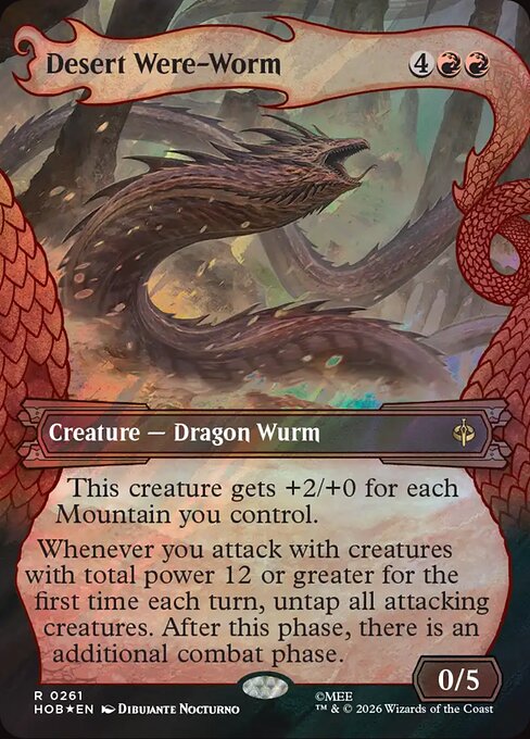 Desert Were-Worm — The Hobbit #261 — Foil — reference image 1