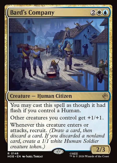 Bard's Company — The Hobbit #146 — Non Foil — reference image 1