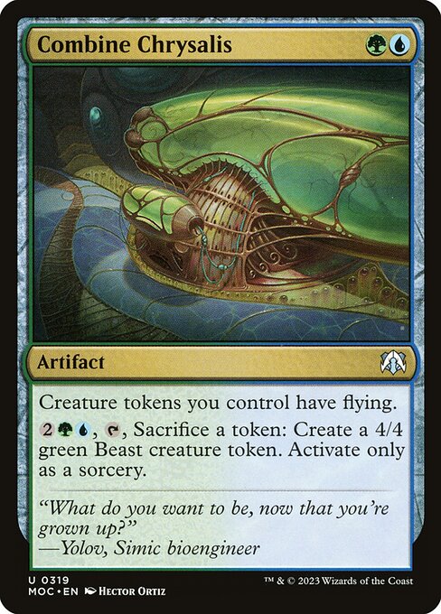 Combine Chrysalis — March of the Machine Commander #319 — Non Foil