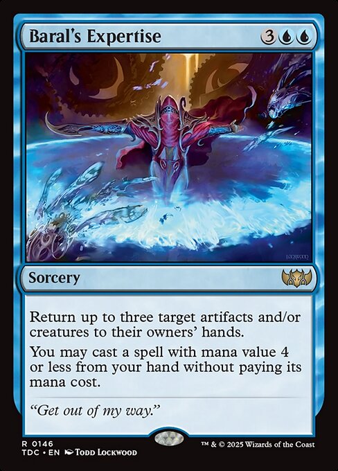 Baral's Expertise — Tarkir: Dragonstorm Commander #146 — Non Foil — reference image 1