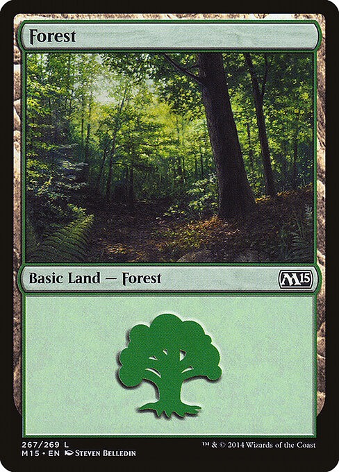 Forest — Magic 2015 #267 — Non Foil