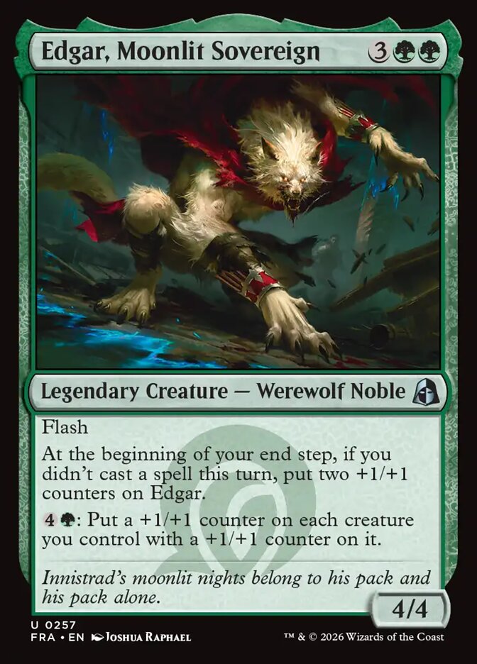 Edgar, Moonlit Sovereign — Reality Fracture #257 — Non Foil