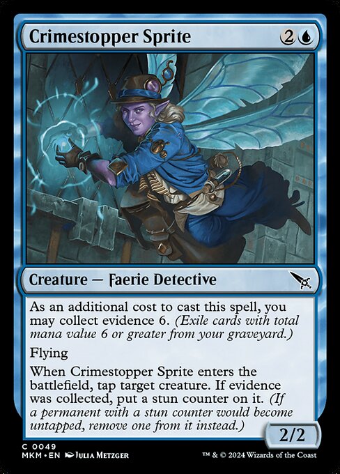 Crimestopper Sprite — Murders at Karlov Manor #49 — Non Foil — reference image 1