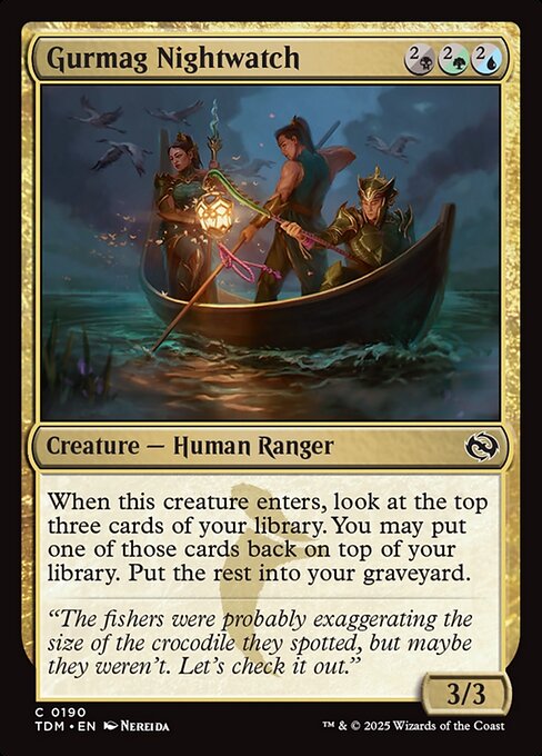 Gurmag Nightwatch — Tarkir: Dragonstorm #190 — Non Foil — reference image 1