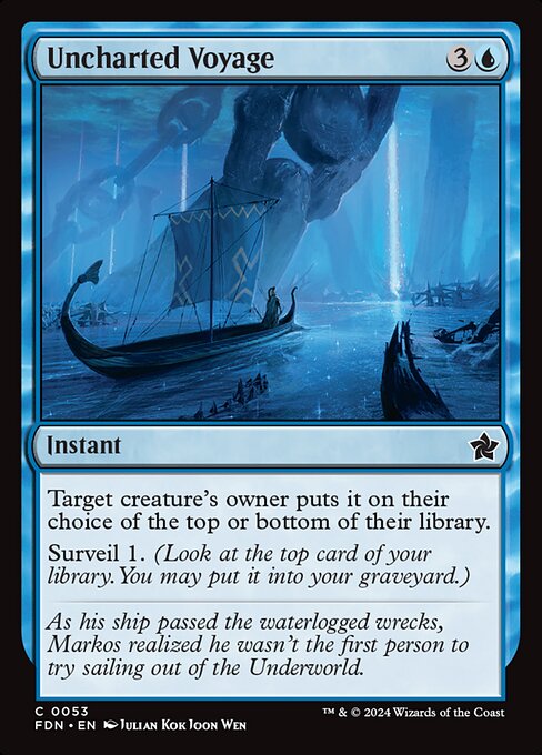 Uncharted Voyage — Foundations #53 — Non Foil