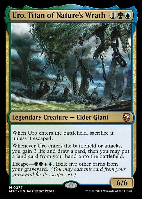 Uro, Titan of Nature's Wrath — Modern Horizons 3 Commander #277 — Non Foil — reference image 1