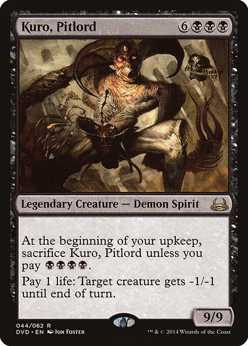 Kuro, Pitlord — Duel Decks Anthology: Divine vs. Demonic #44 — Non Foil — reference image 1