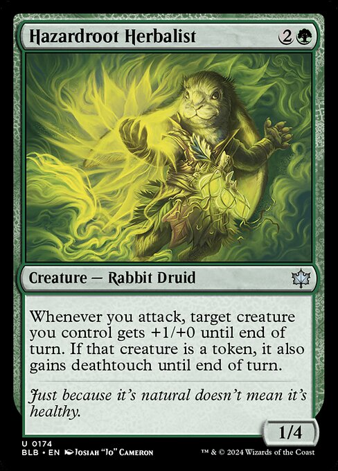 Hazardroot Herbalist — Bloomburrow #174 — Non Foil