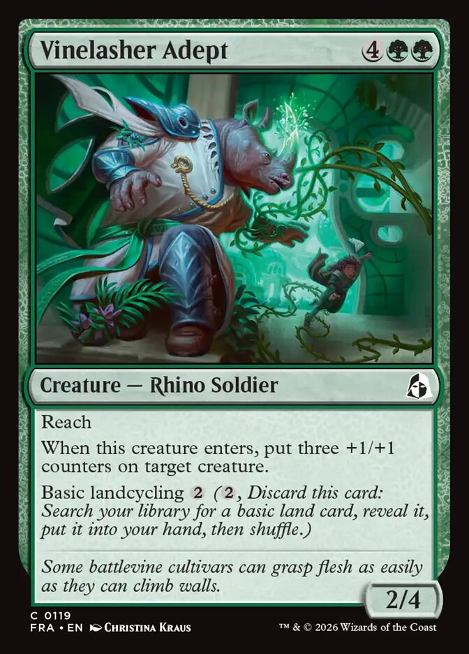 Vinelasher Adept — Reality Fracture #119 — Non Foil