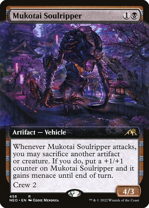 Mukotai Soulripper — Kamigawa: Neon Dynasty #458 — Non Foil — reference image 1