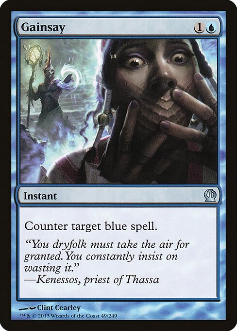 Gainsay — Theros #49 — Non Foil