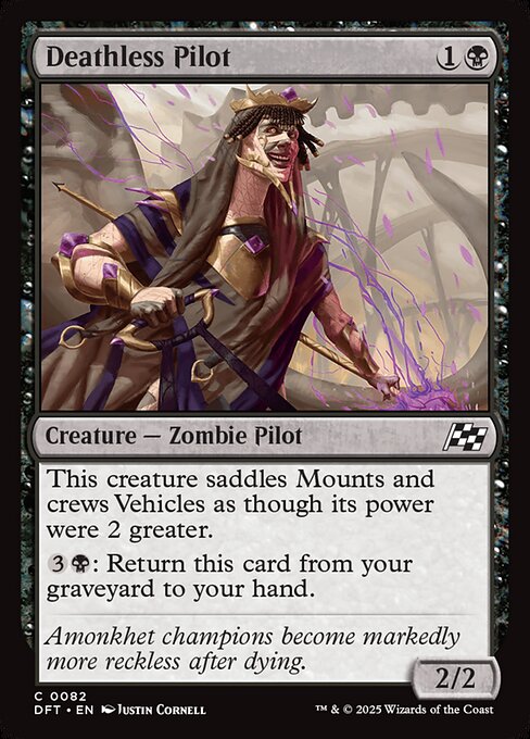 Deathless Pilot — Aetherdrift #82 — Non Foil