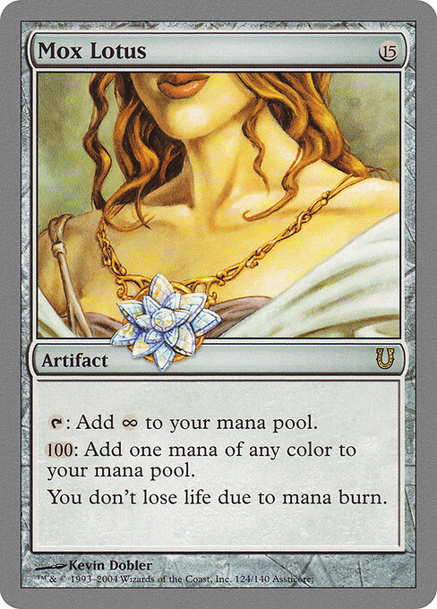 Mox Lotus — Unhinged #124 — Non Foil — reference image 1
