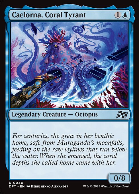 Caelorna, Coral Tyrant — Aetherdrift #40 — Non Foil — reference image 1