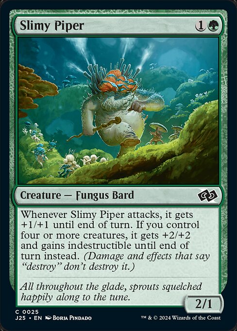 Slimy Piper — Foundations Jumpstart #25 — Non Foil — reference image 1