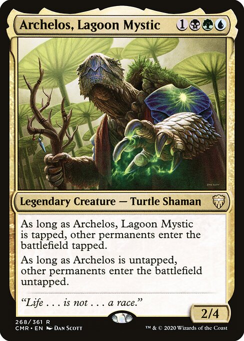 Archelos, Lagoon Mystic — Commander Legends #268 — Non Foil — reference image 1