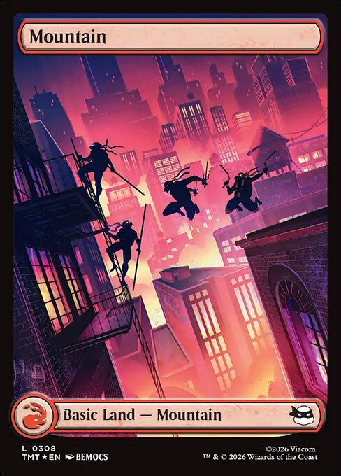 Mountain — Teenage Mutant Ninja Turtles #308 — Foil — reference image 1